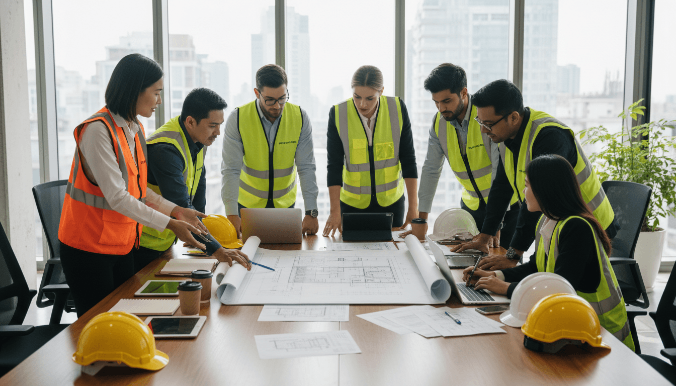 AZ Commercial Builders team collaboration and planning